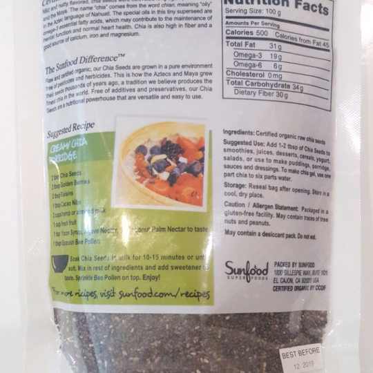 HẠT CHIA ĐEN 454G